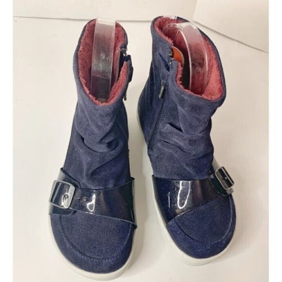 Birkenstock Toddler Big Kid Unisex Ballina Zip Up Suede Leather Naturleder Boots - Picture 4 of 16